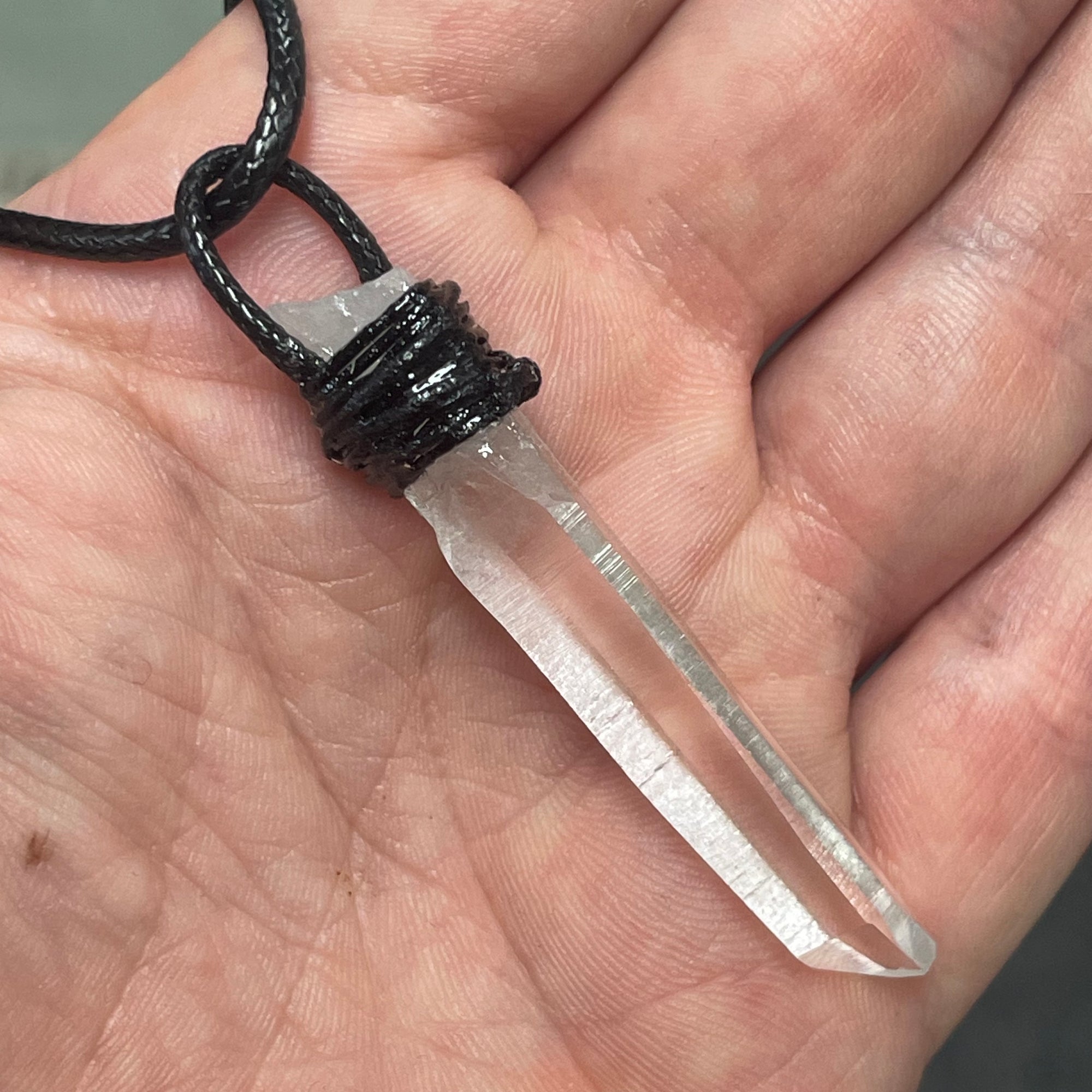 Lemurian Quartz Handmade Pendant