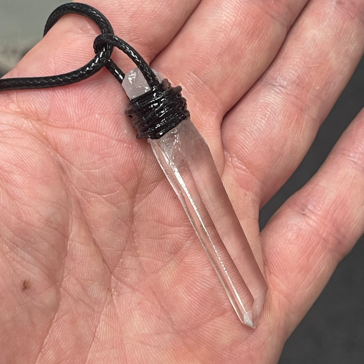 Lemurian Quartz Handmade Pendant