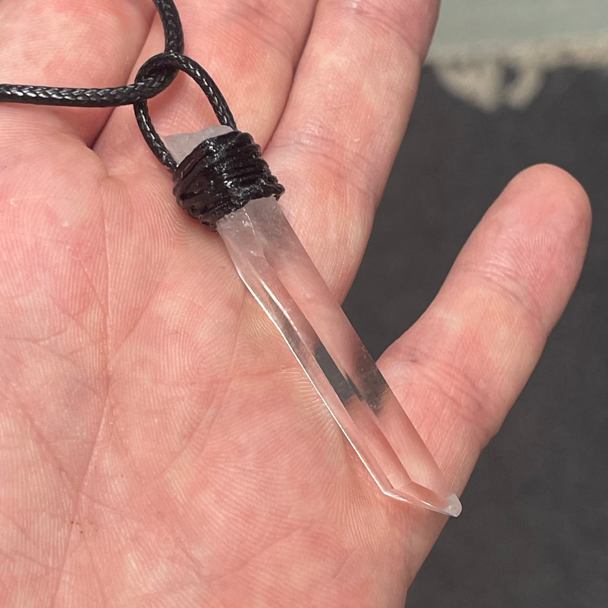 Lemurian Quartz Handmade Pendant