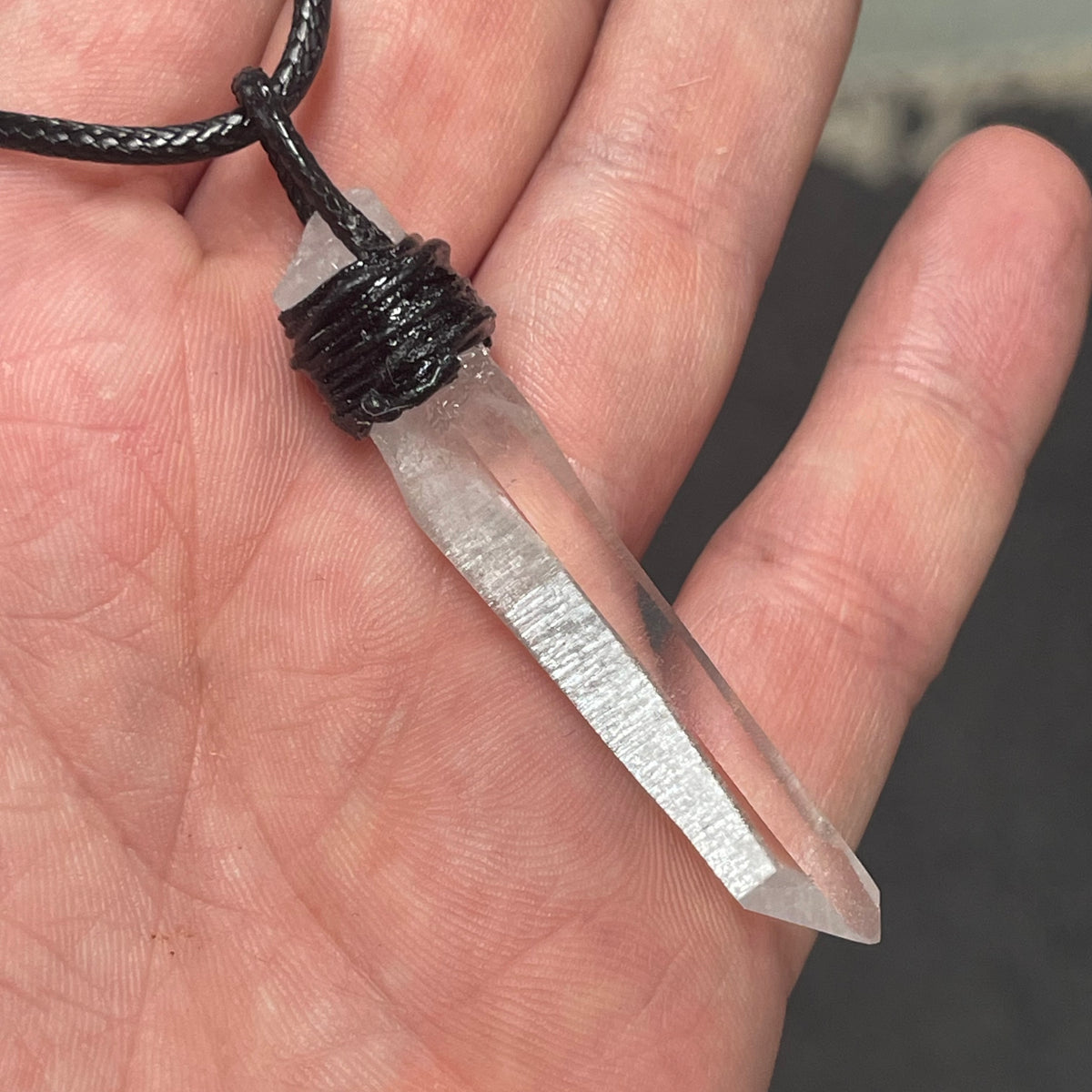 Lemurian Quartz Handmade Pendant