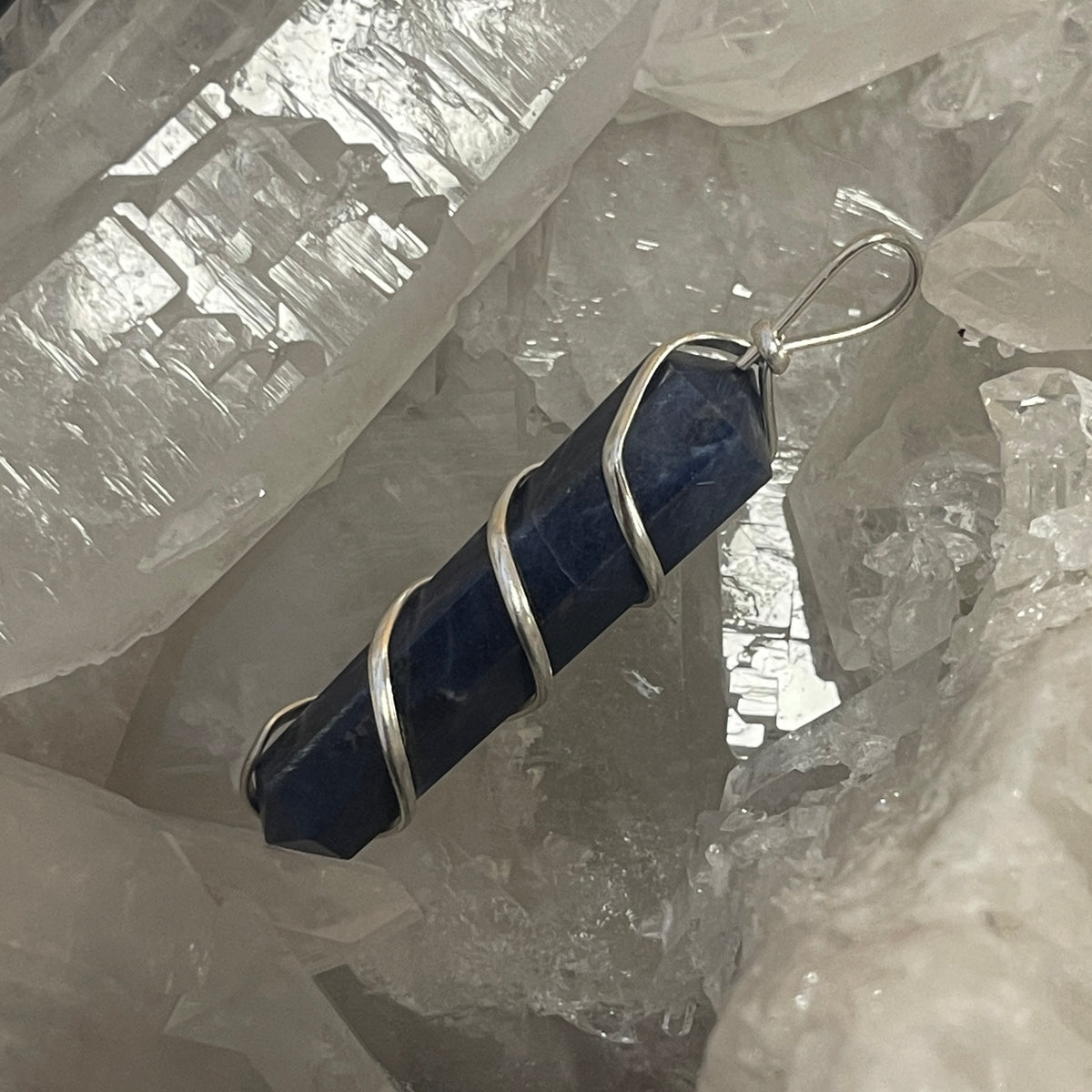 Sodalite Wrap Pendant