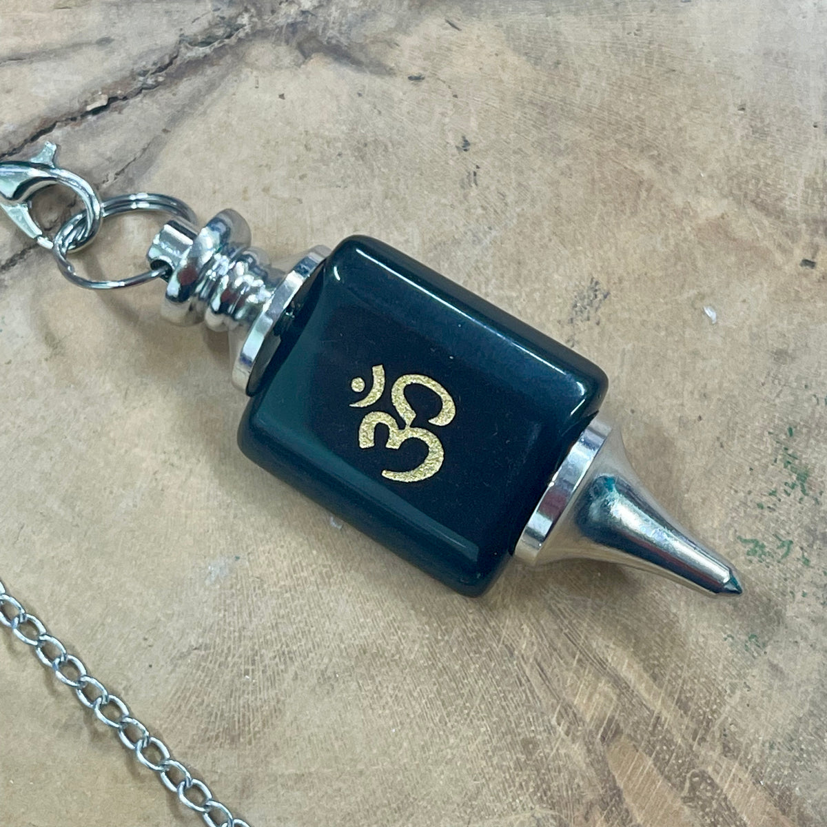 Black Obsidian OM Pendulum