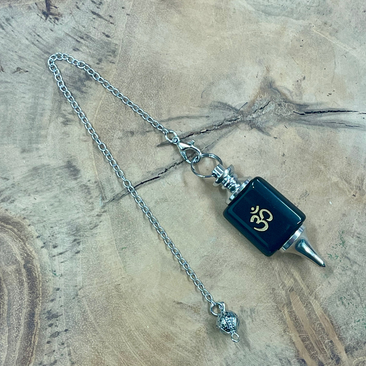 Black Obsidian OM Pendulum