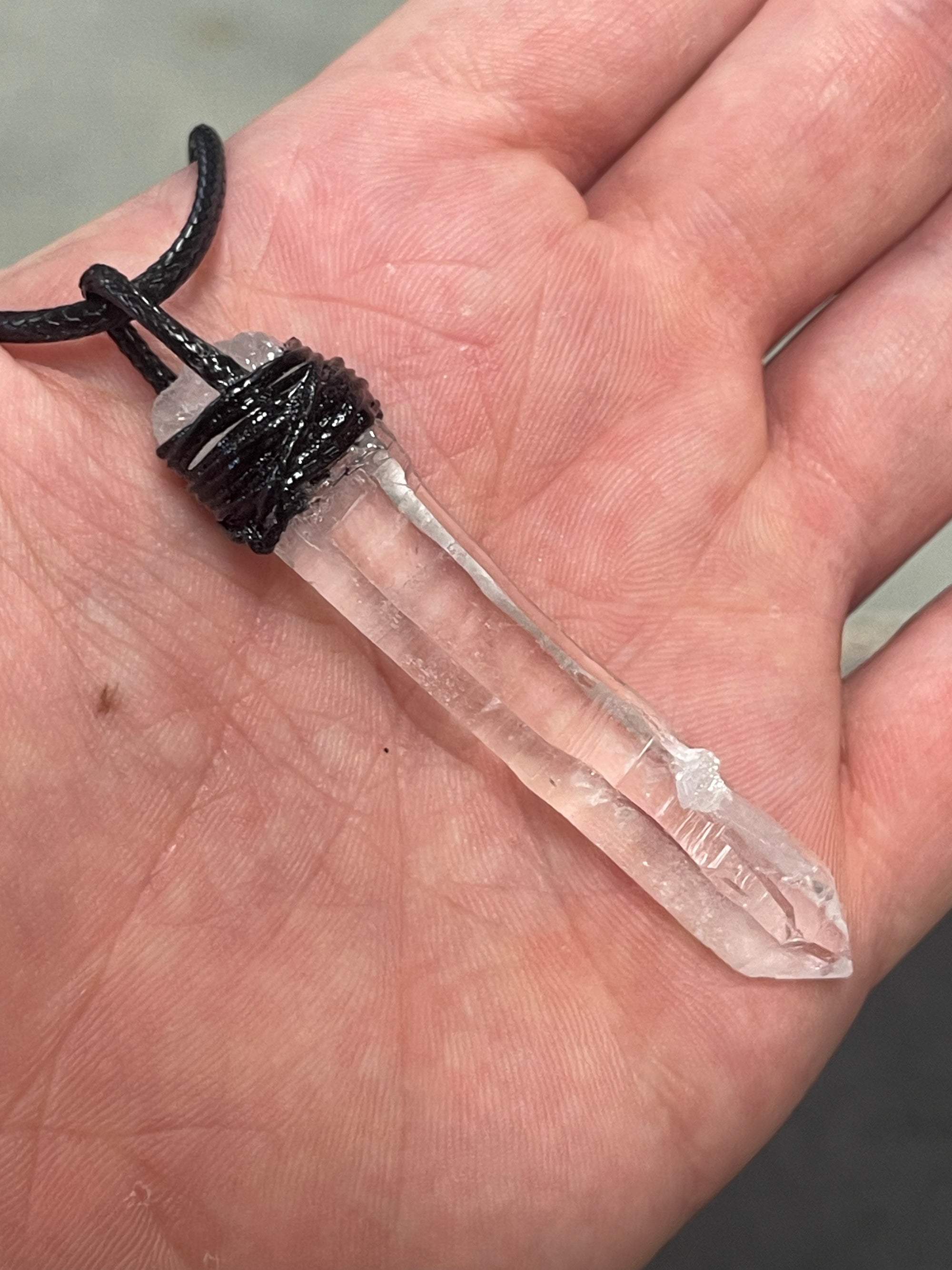 Lemurian Quartz Handmade Pendant