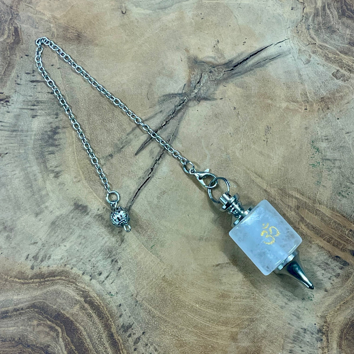 Clear Quartz OM Pendulum