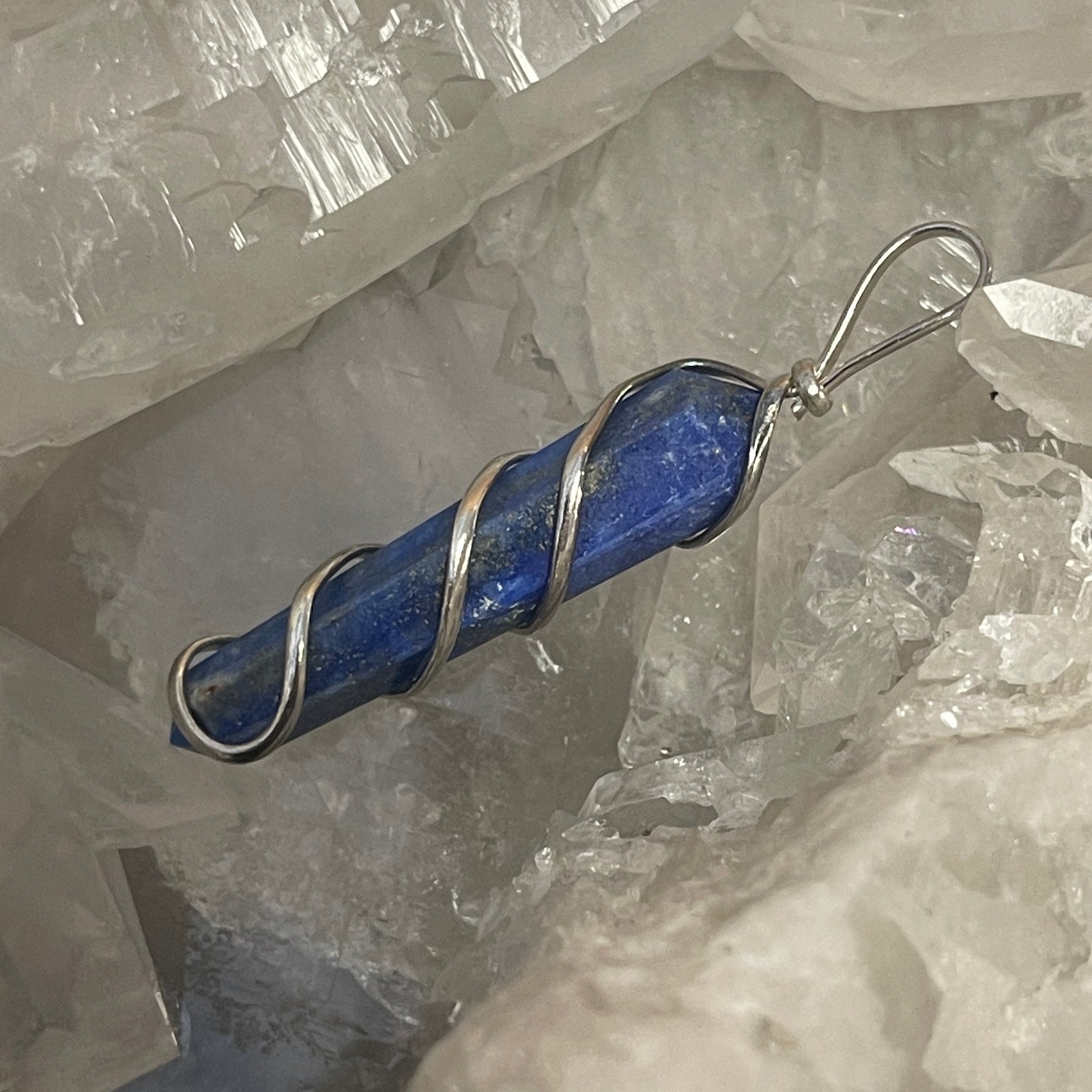 Lapis Lazuli Wrap Pendant