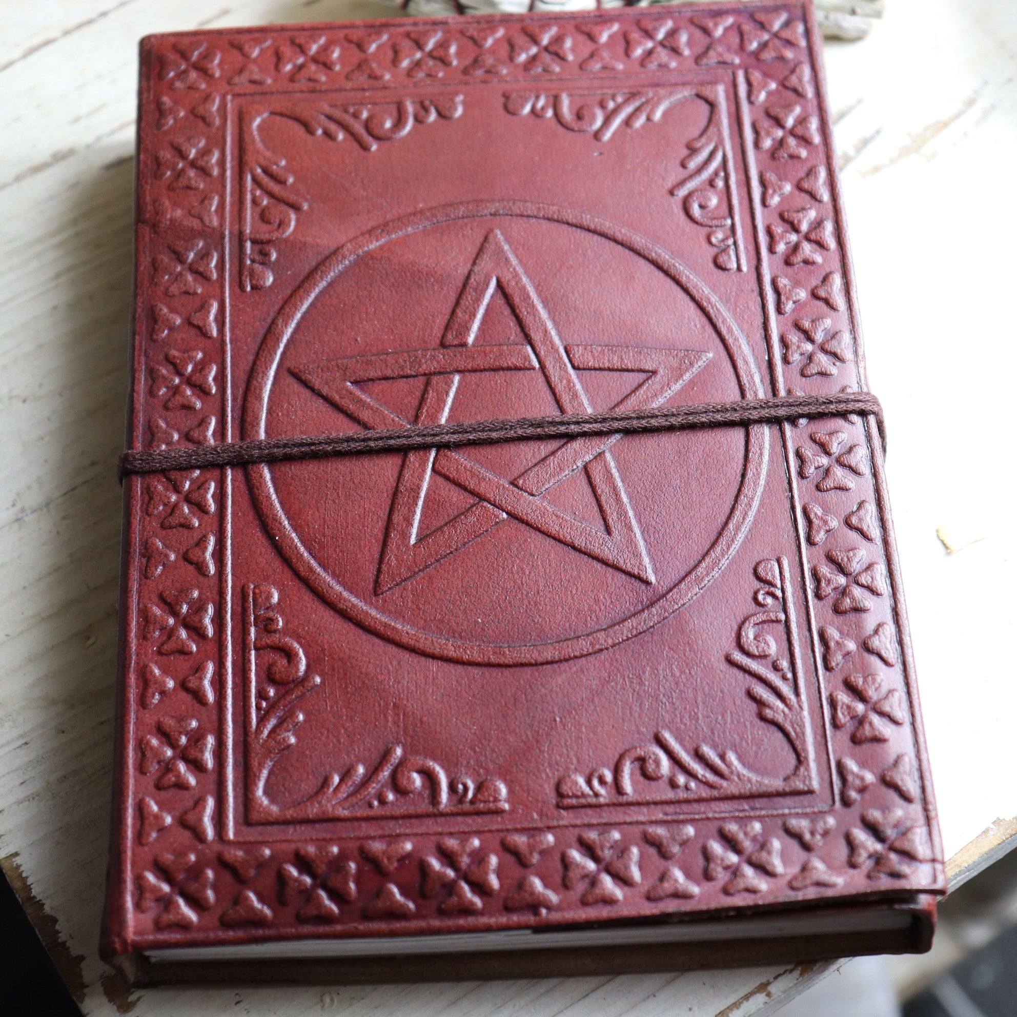 Wicca Journal Pentagram spell book 5"*7" - The Spirit of Life
