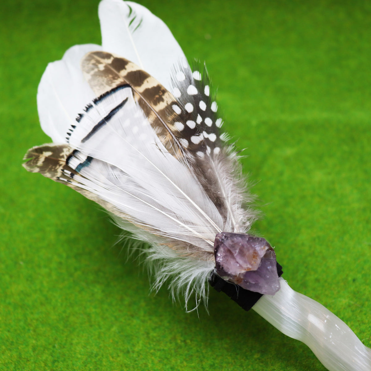 Amethyst Selenite Wand - The Spirit of Life