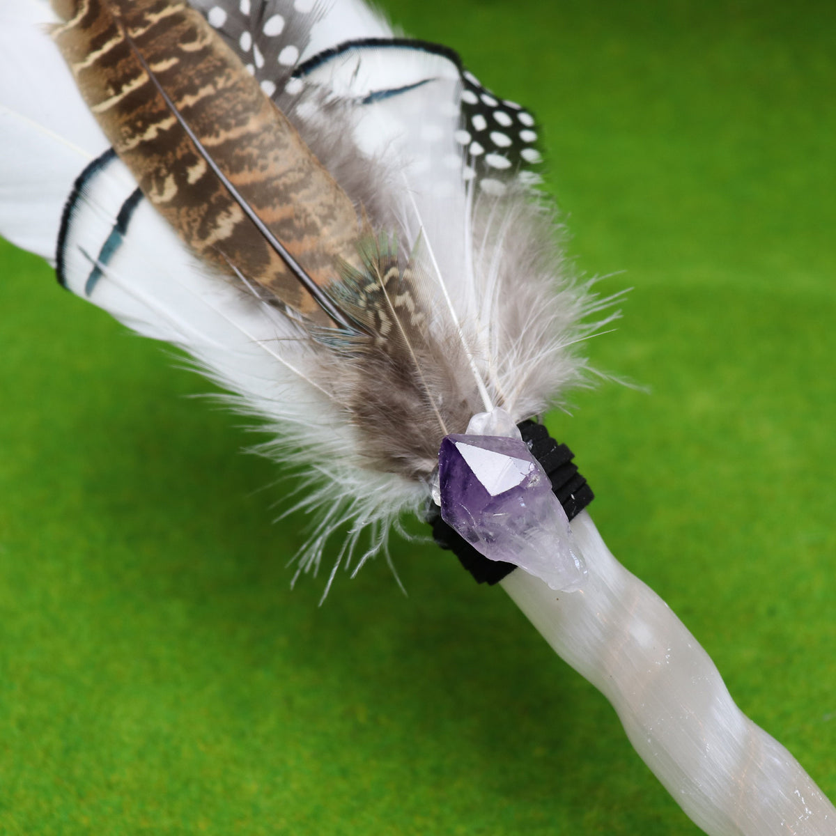 Bicolour Selenite Wand - The Spirit of Life