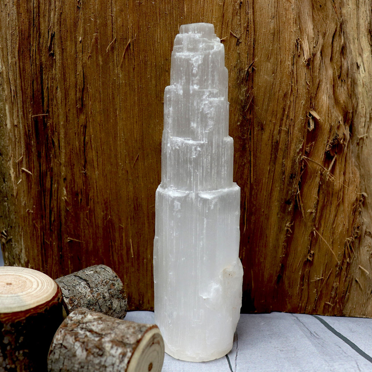 20cm Selenite Tower - The Spirit of Life