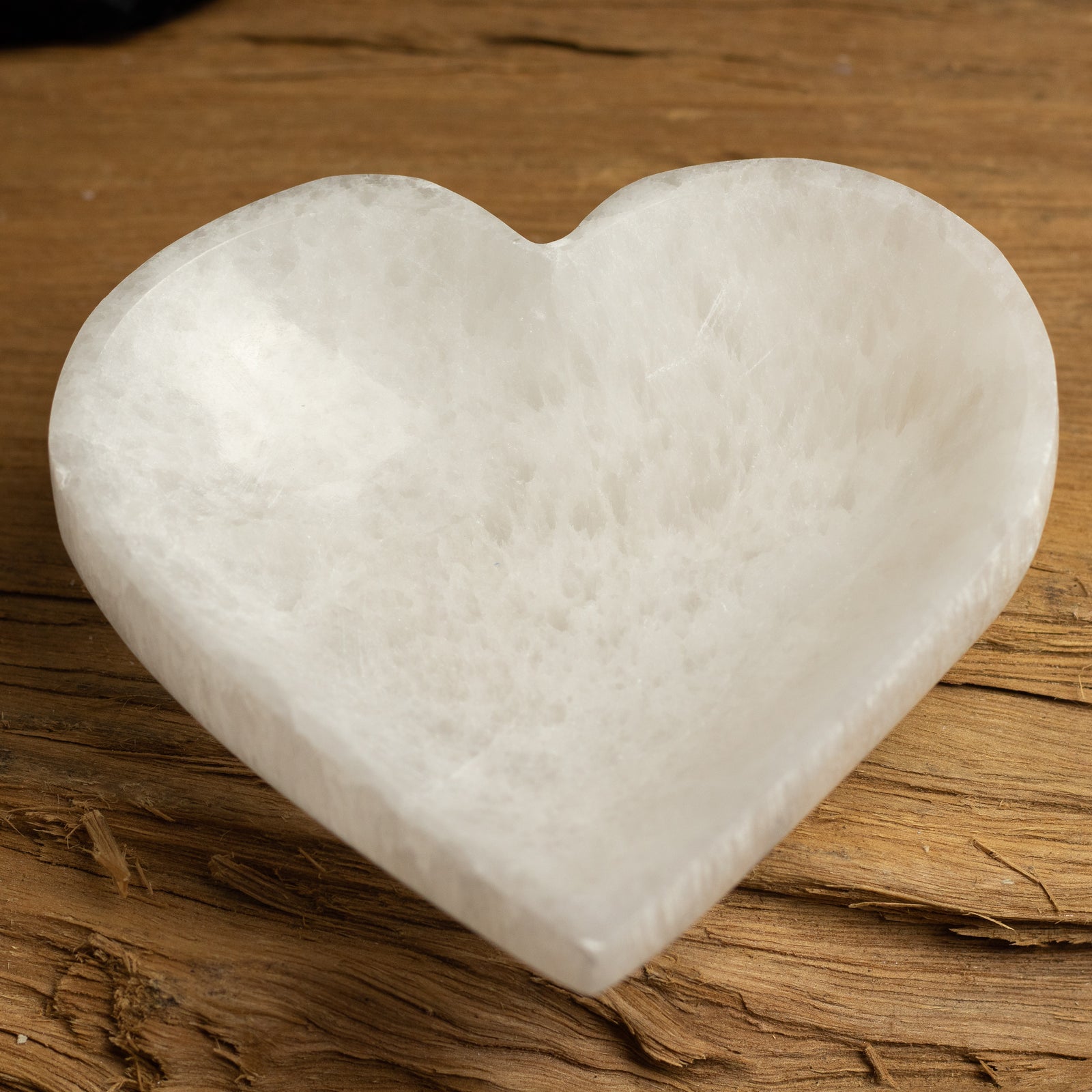 Selenite Heart Charging Bowl - The Spirit of Life