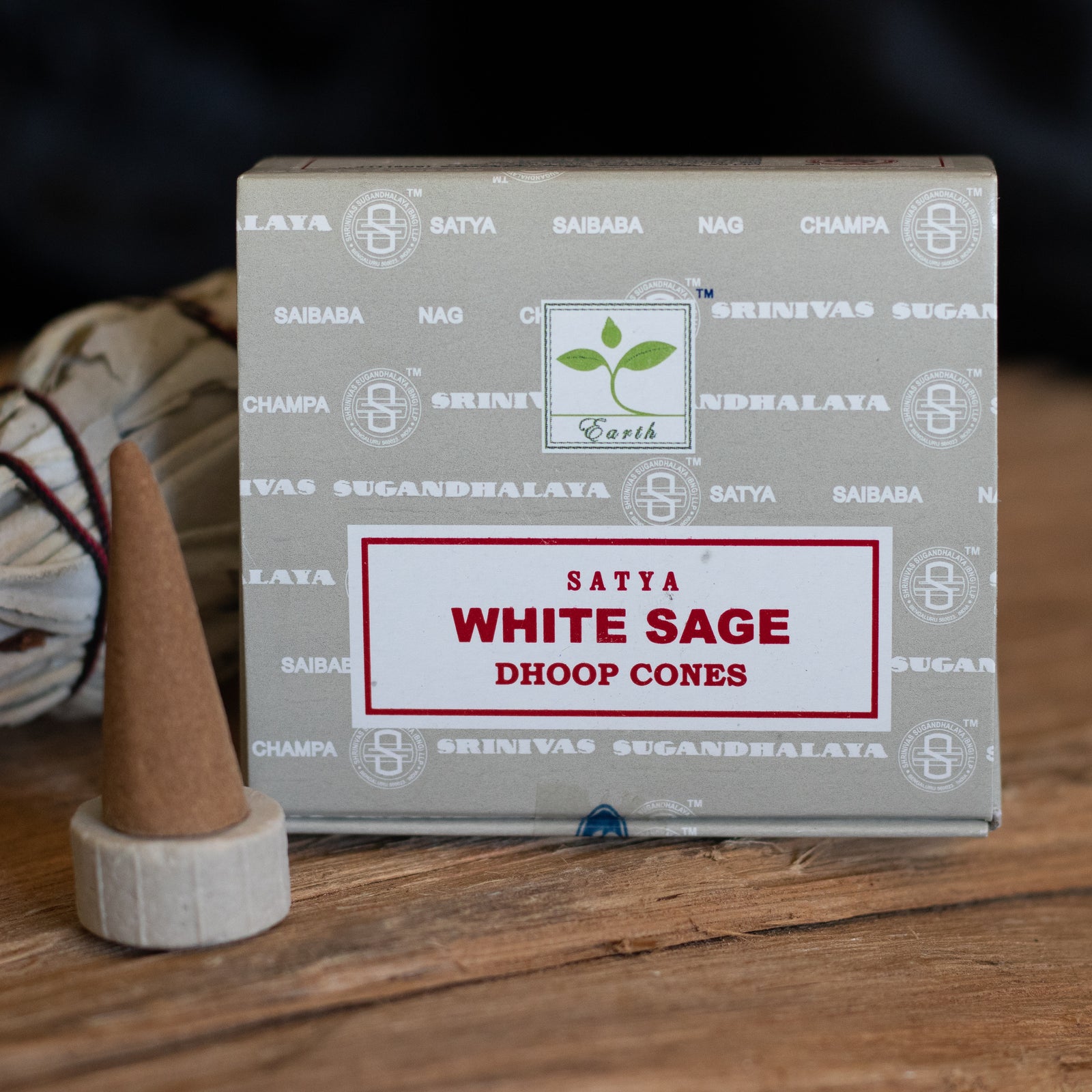 Satya White sage incense cones - The Spirit of Life