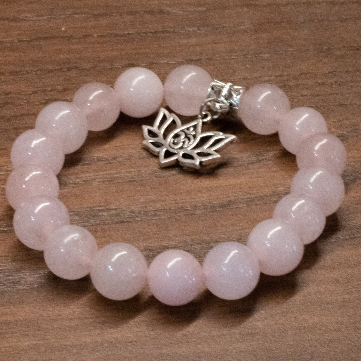 Handmade Rose Quartz Bracelet - The Spirit of Life