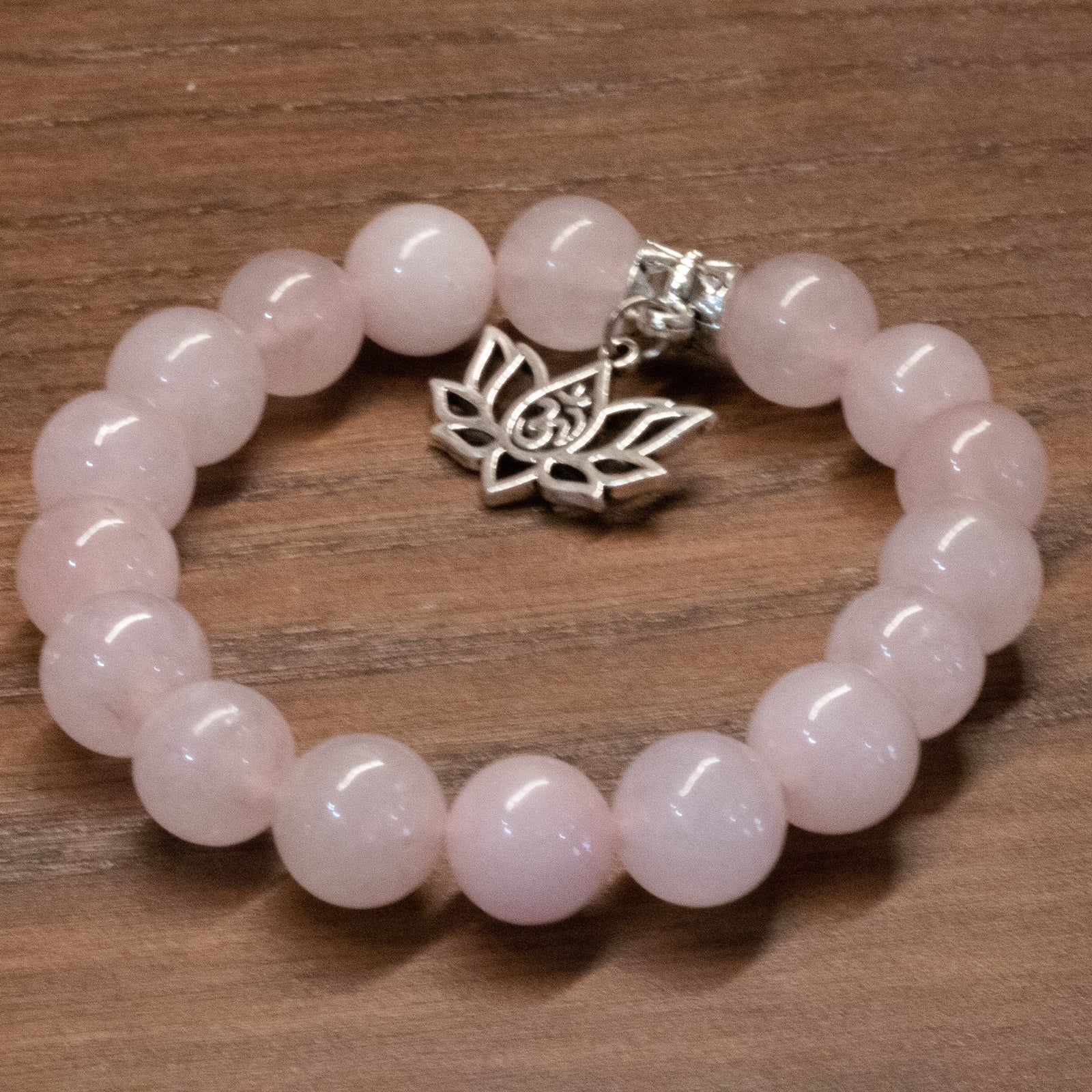 Handmade Rose Quartz Bracelet - The Spirit of Life