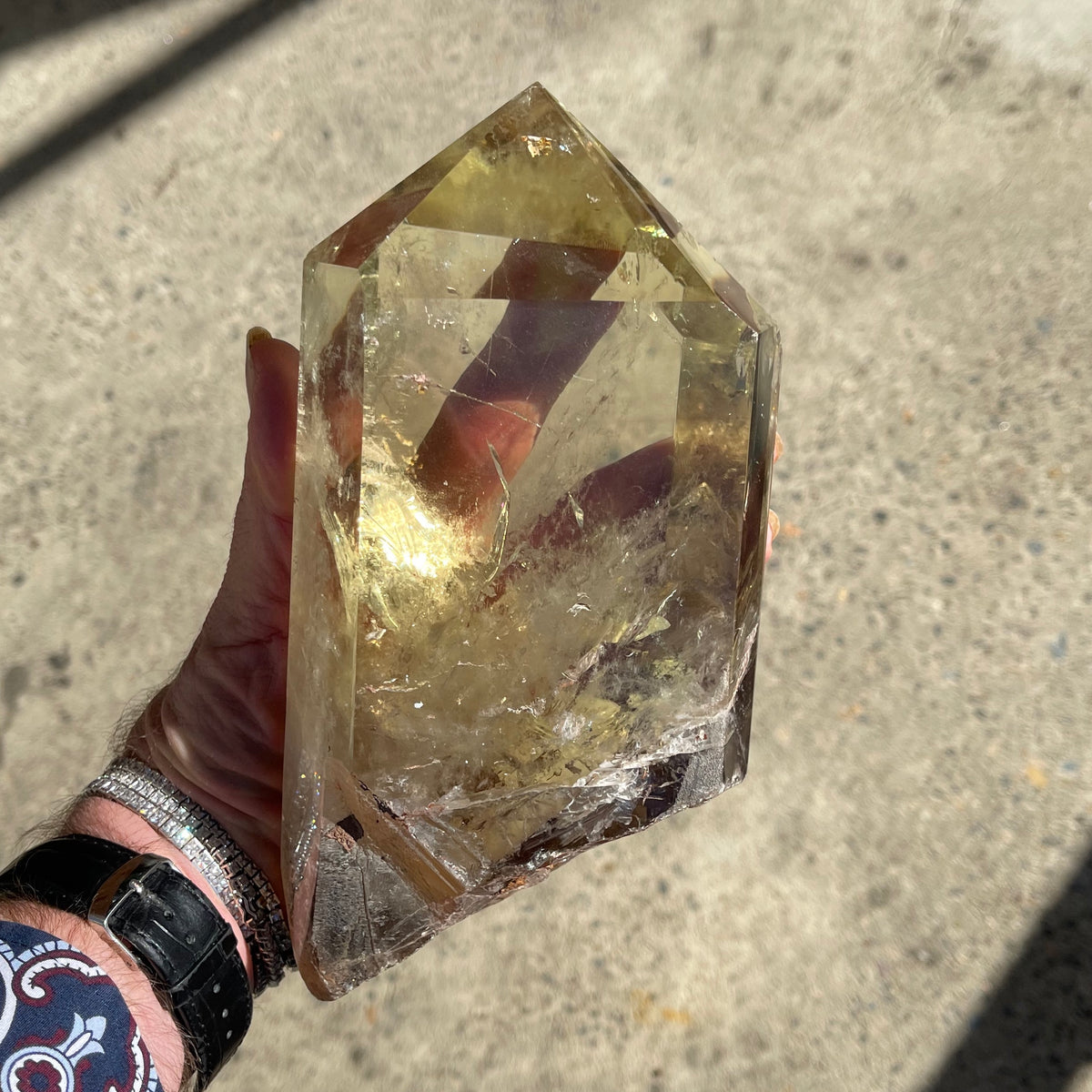 Stunning Smoky Citrine Point 1661g - The Spirit of Life