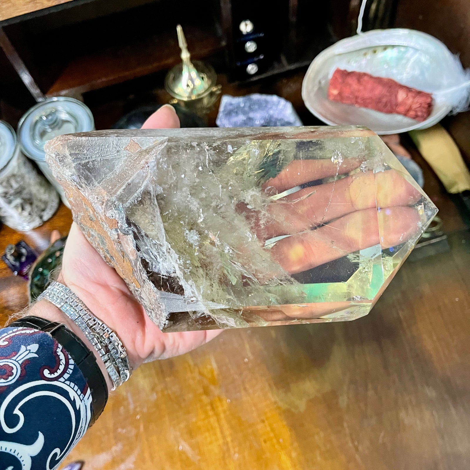 Stunning Smoky Citrine Point 1661g - The Spirit of Life