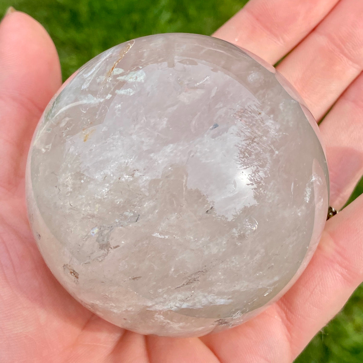 Ghost Quartz Crystal Sphere - The Spirit of Life