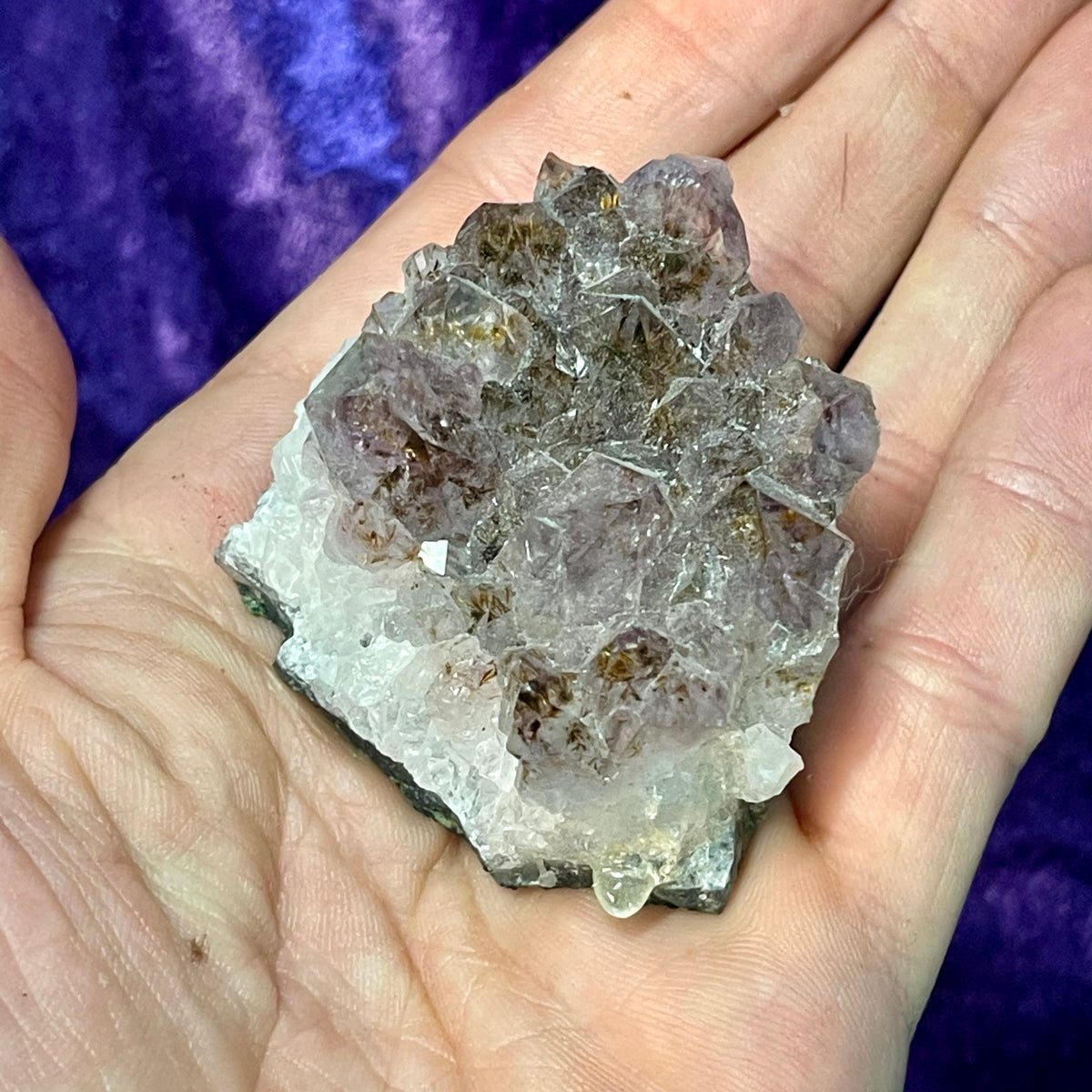 AAA Natural Amethyst Cluster 115g - The Spirit of Life
