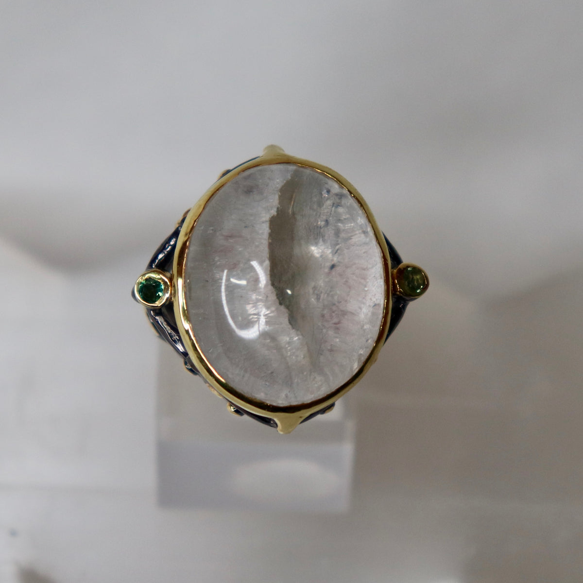 Clear Quartz Sterling Silver Ring Sz 9 - The Spirit of Life