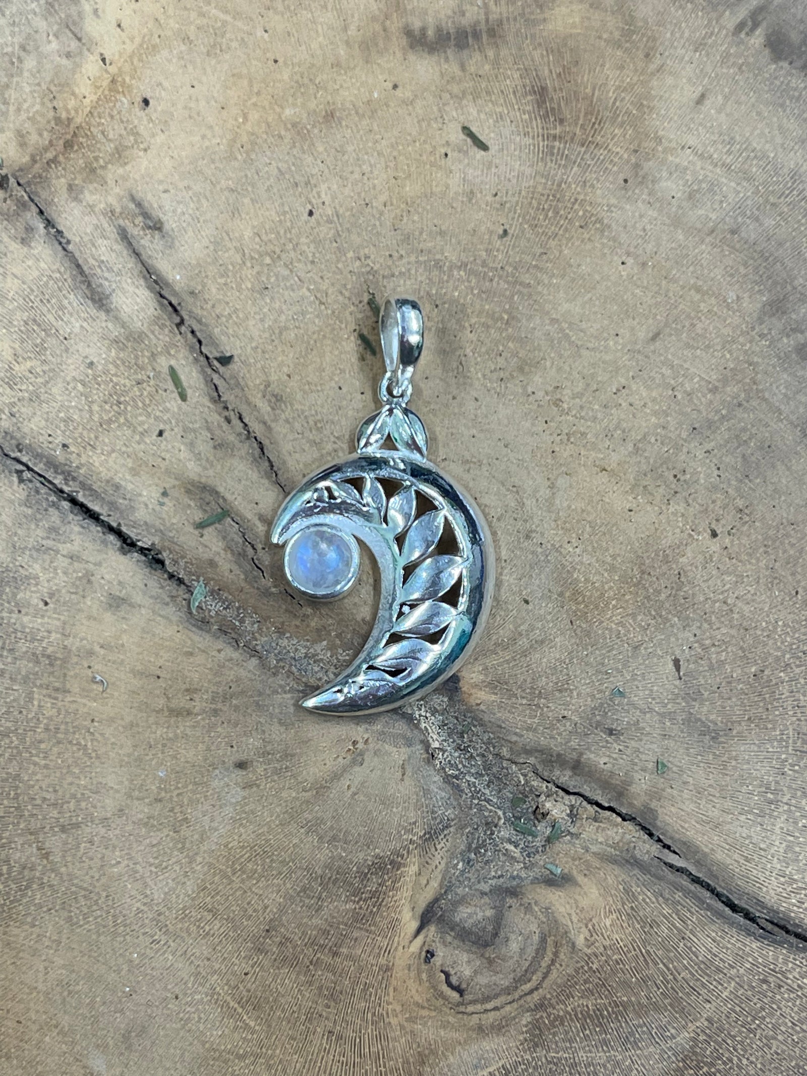 Moonstone Sterling Silver Pendant