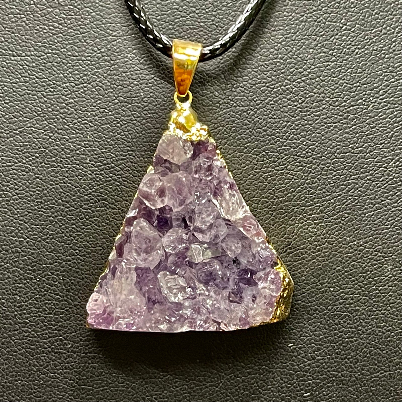 Amethyst Cluster Pendant