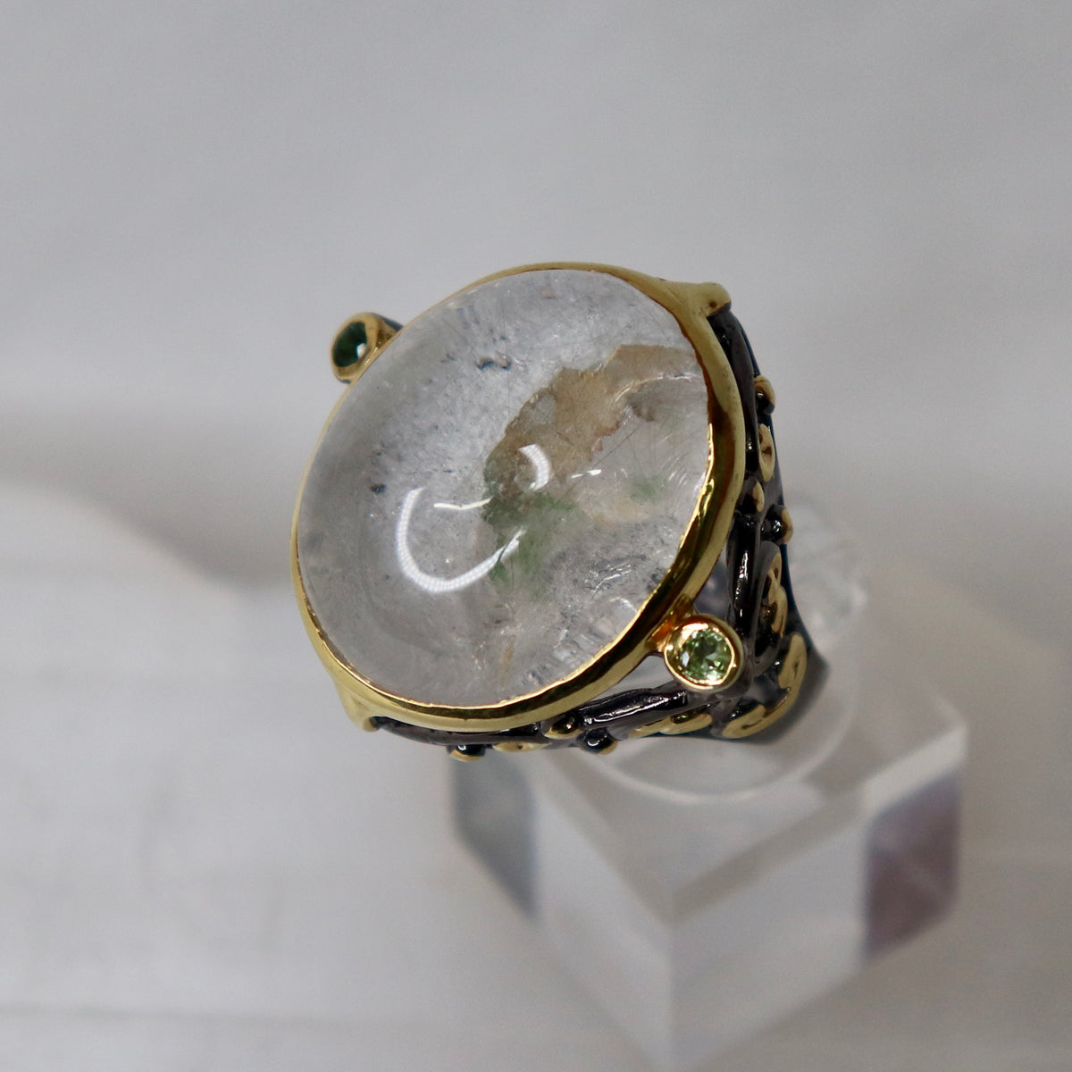 Clear Quartz Sterling Silver Ring Sz 9 - The Spirit of Life