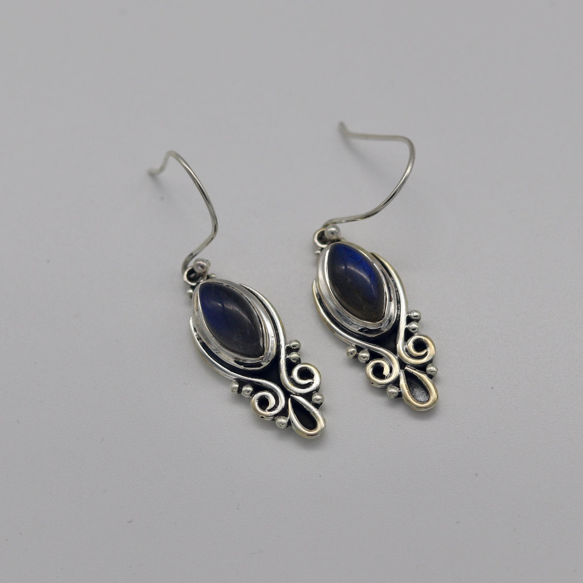 Bespoke Labradorite Sterling Silver Earrings - The Spirit of Life