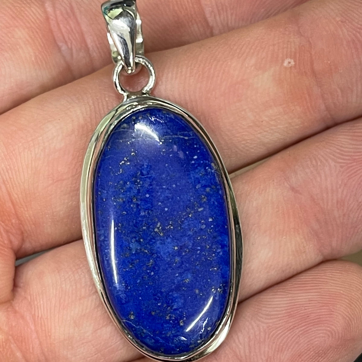 Lappis Lazuli Sterling Silver Pendant - The Spirit of Life
