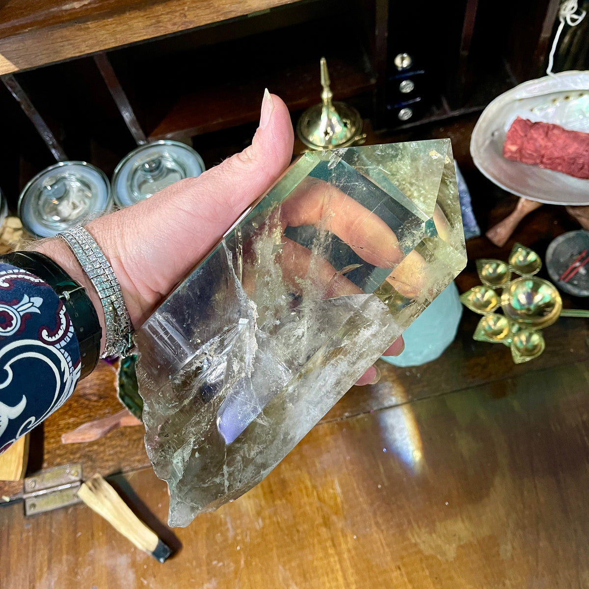 Stunning Smoky Citrine Point 1661g - The Spirit of Life