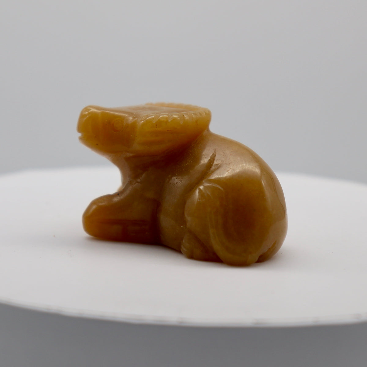 Yellow Aventurine Buffalo Carving 56g - The Spirit of Life