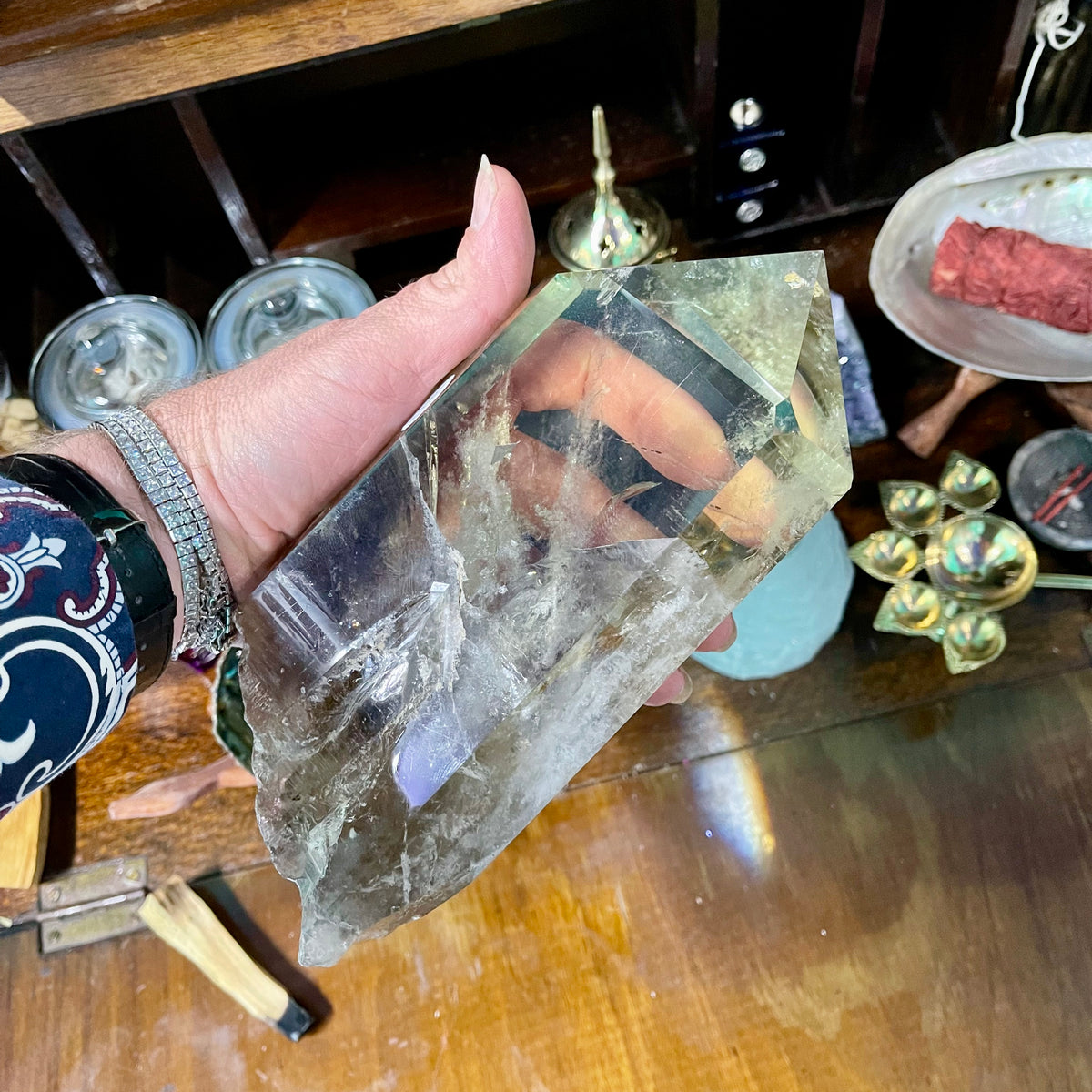 Stunning Smoky Citrine Point 1661g - The Spirit of Life