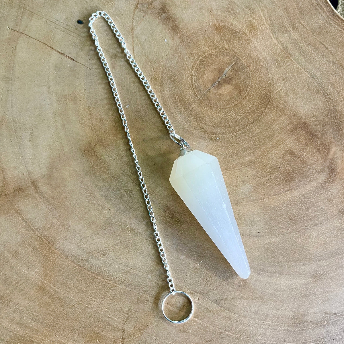 Selenite Pendulum - The Spirit of Life