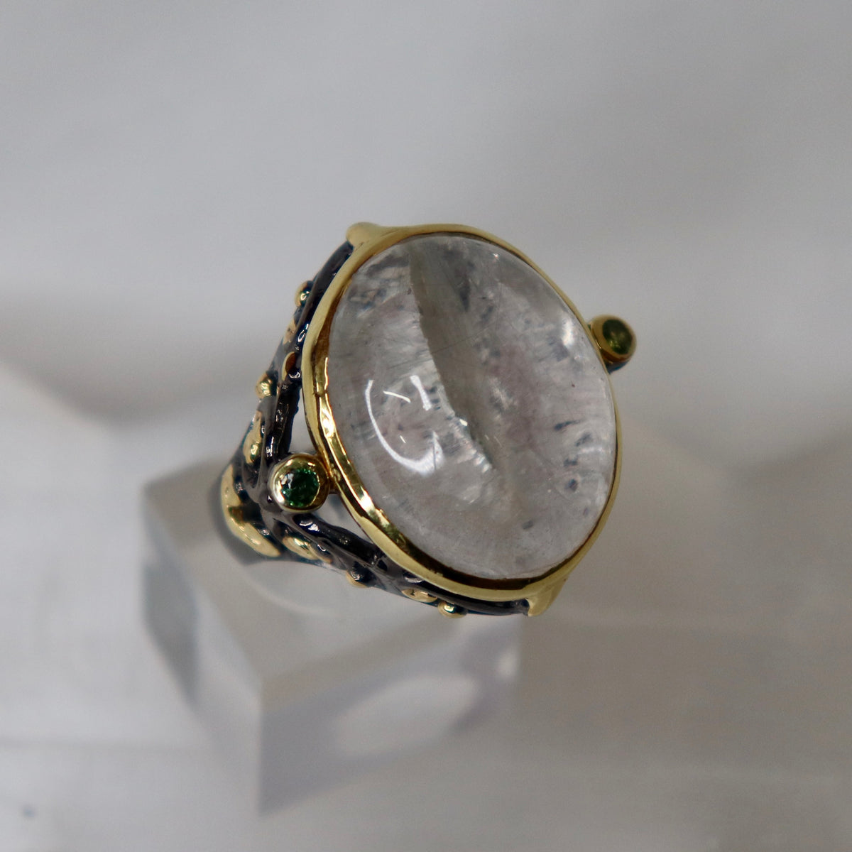 Clear Quartz Sterling Silver Ring Sz 9 - The Spirit of Life