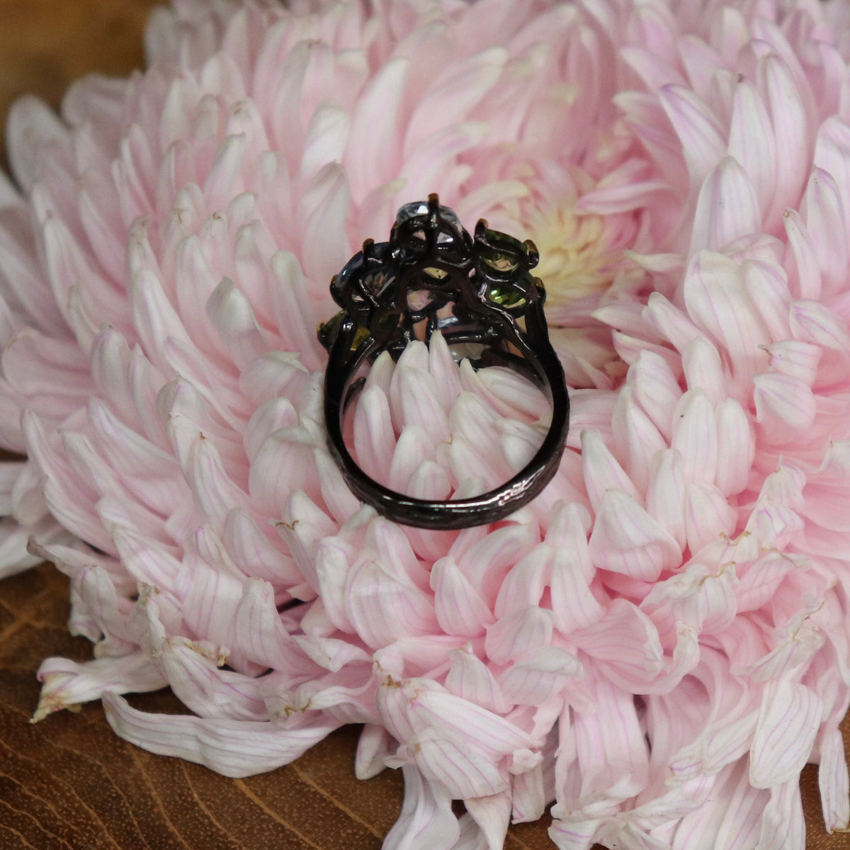 Mixed stone Sterling Silver Ring Sz 6.5 - The Spirit of Life