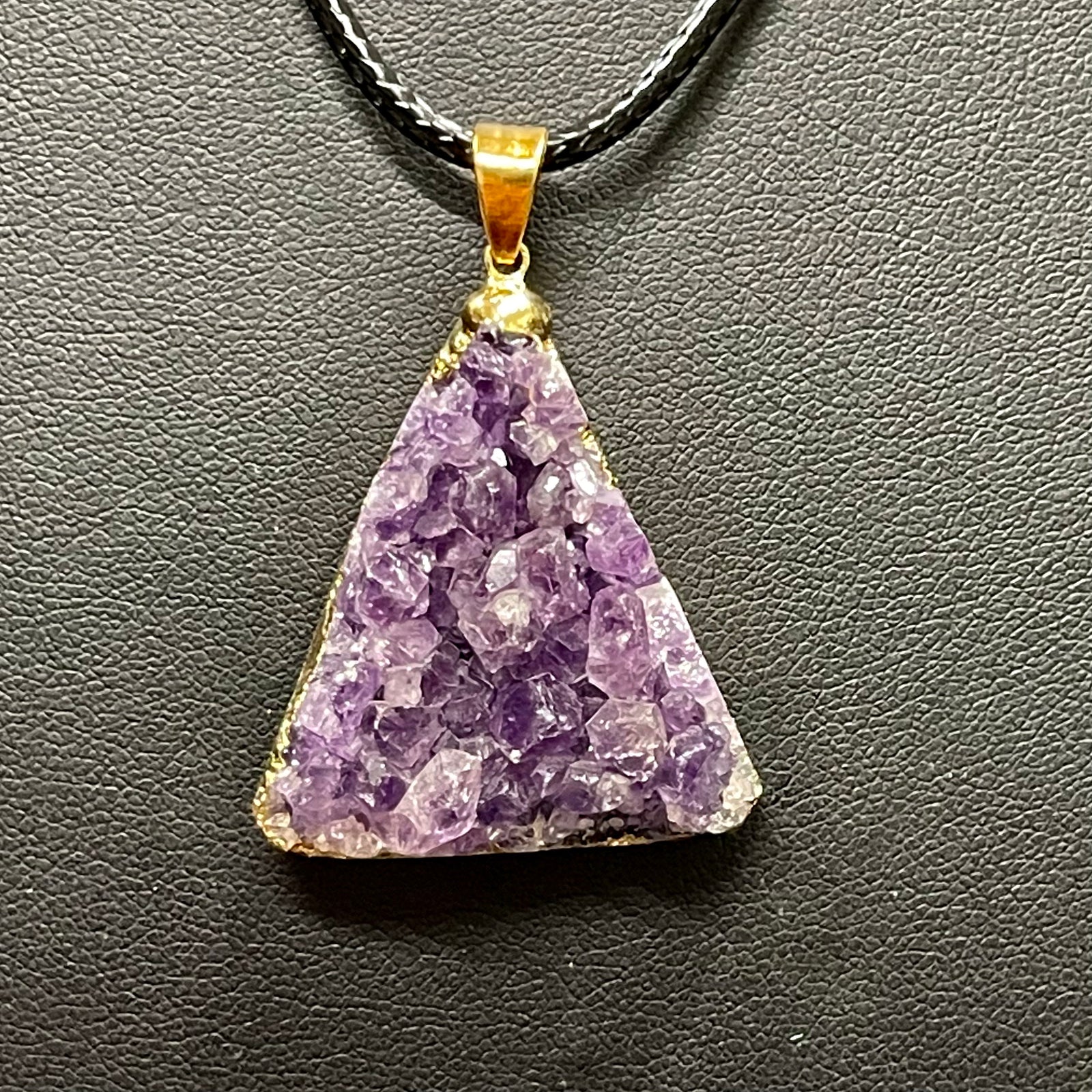 Amethyst Cluster Pendant