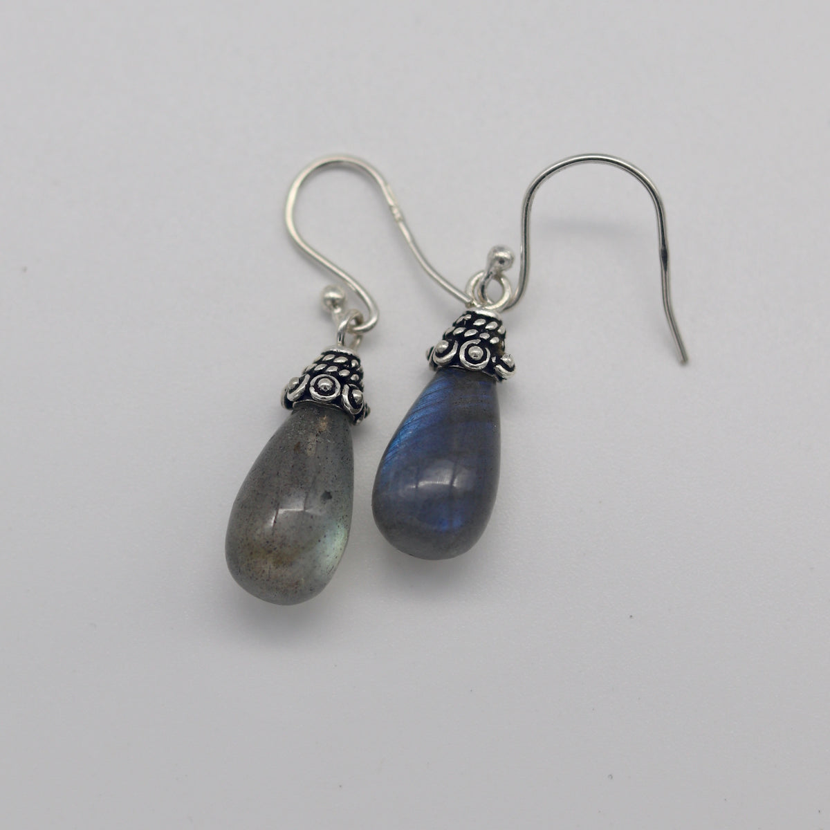Bespoke Labradorite Sterling Silver Earrings - The Spirit of Life