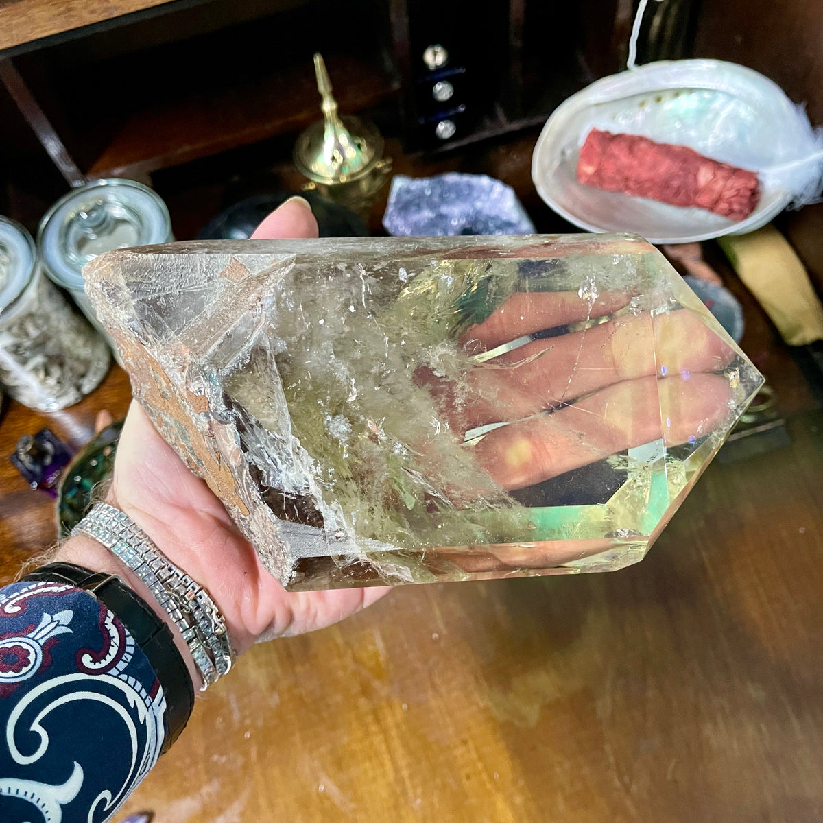 Stunning Smoky Citrine Point 1661g - The Spirit of Life