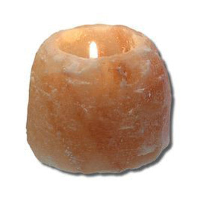 Himalayan Salt Natural t light Holder - The Spirit of Life