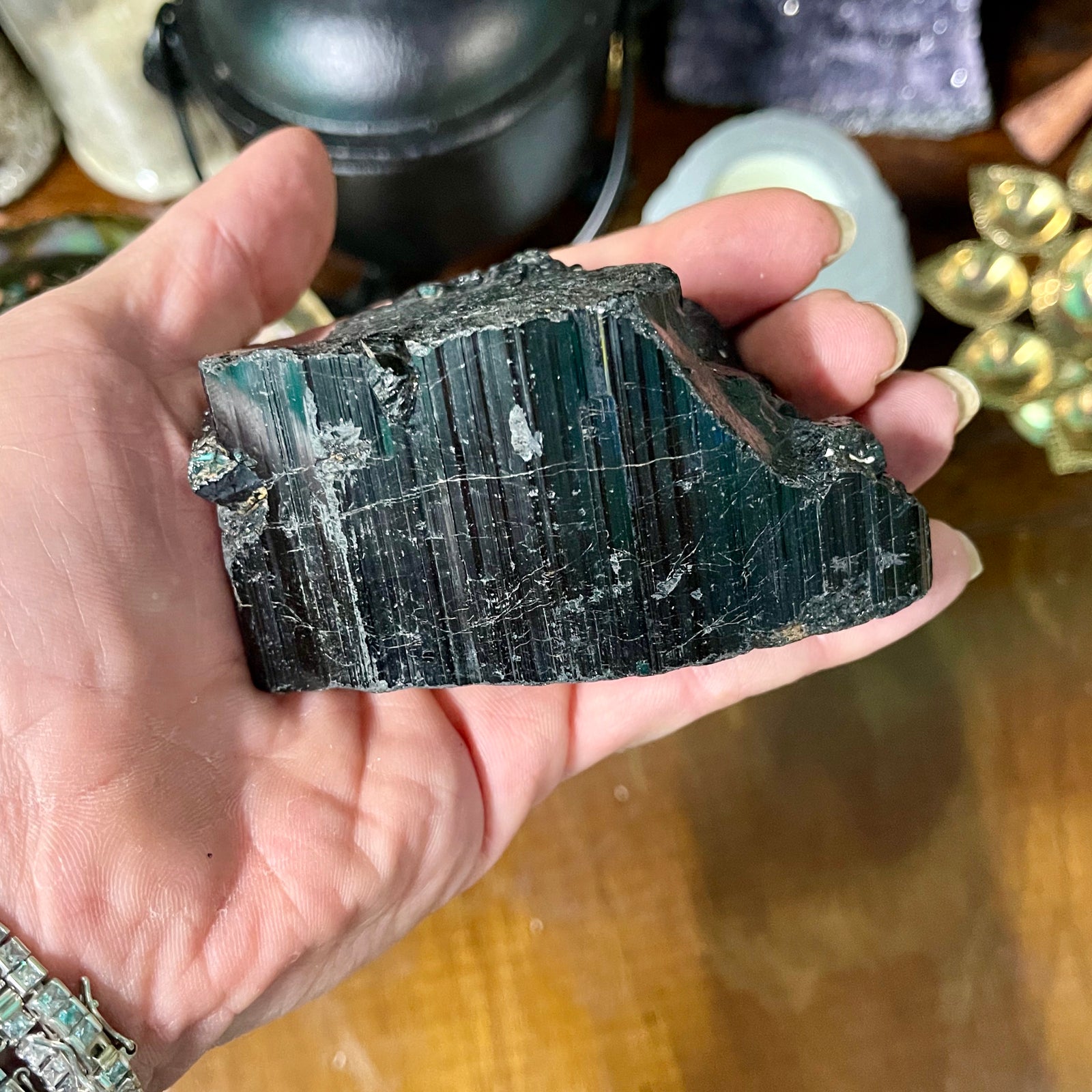 Natural Black Tourmaline 448g - The Spirit of Life
