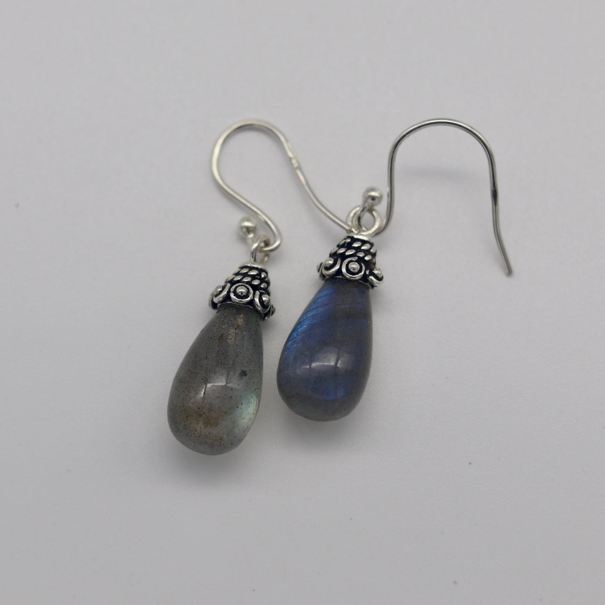 Bespoke Labradorite Sterling Silver Earrings - The Spirit of Life