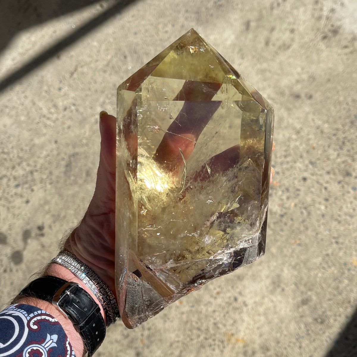 Stunning Smoky Citrine Point 1661g - The Spirit of Life