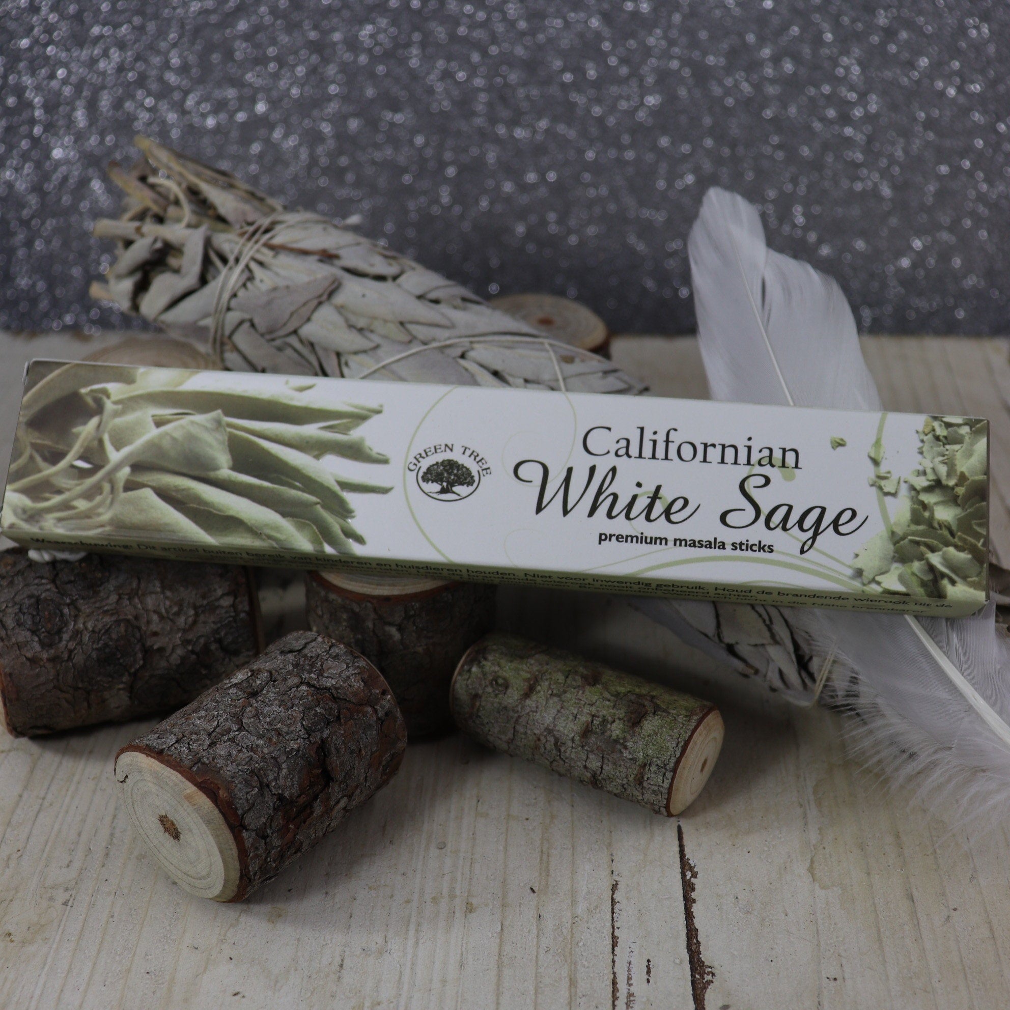 Green Tree White Sage Incense Sticks 15gms - The Spirit of Life
