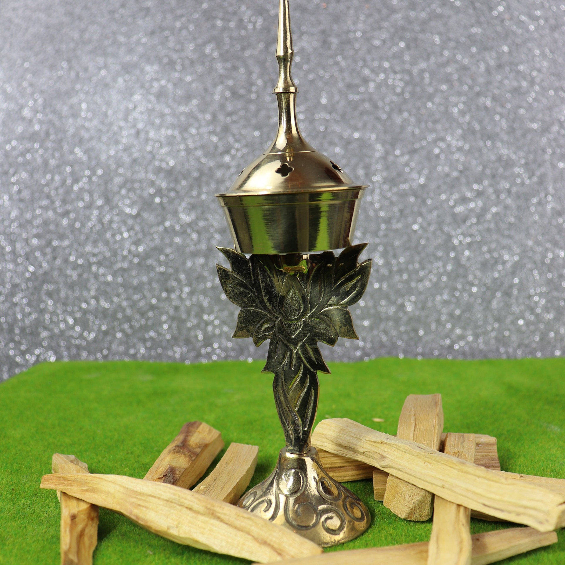 Brass Lotus Incense Burner - The Spirit of Life