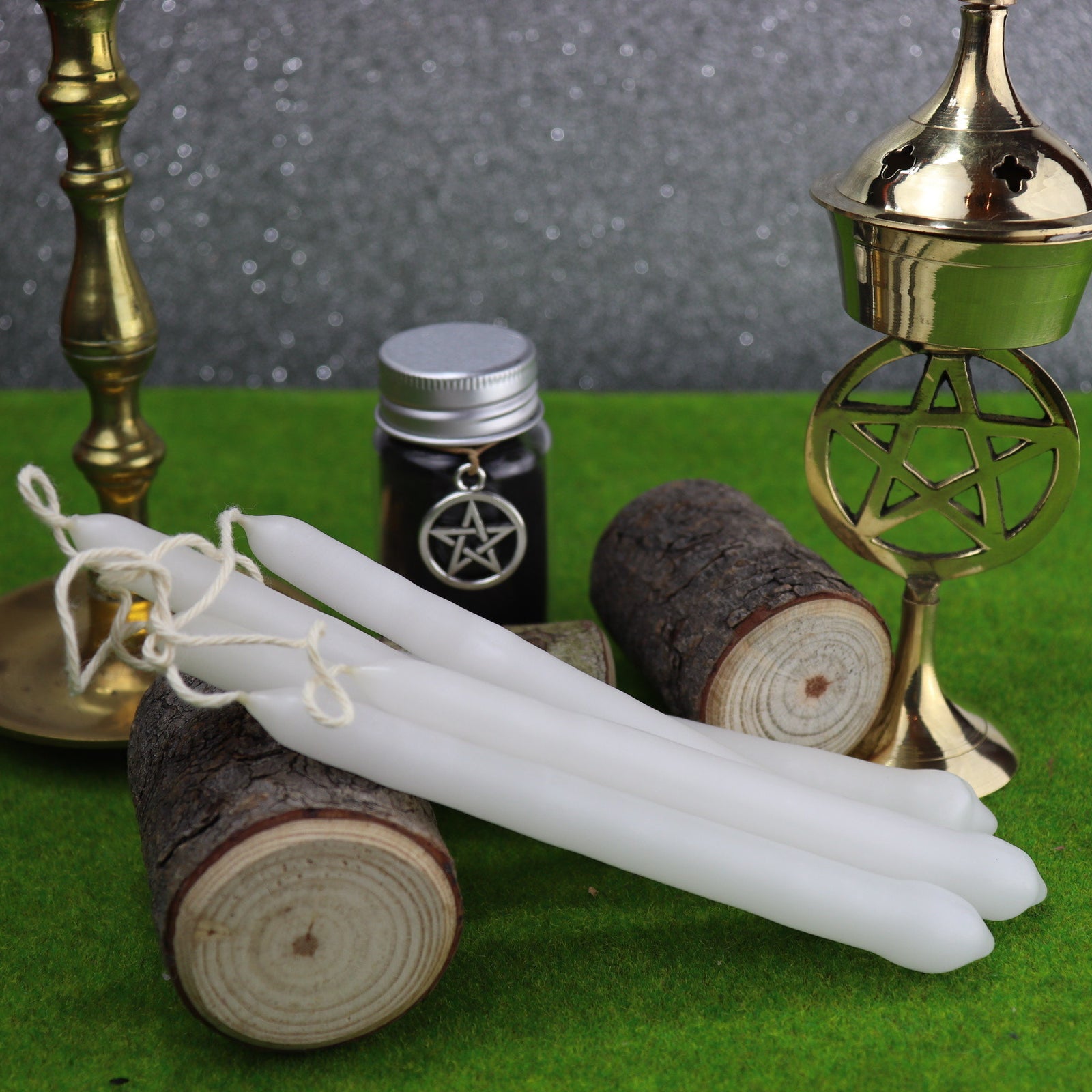 White 2 Hour Hand Made Chime Candles- 6 Pack - The Spirit of Life