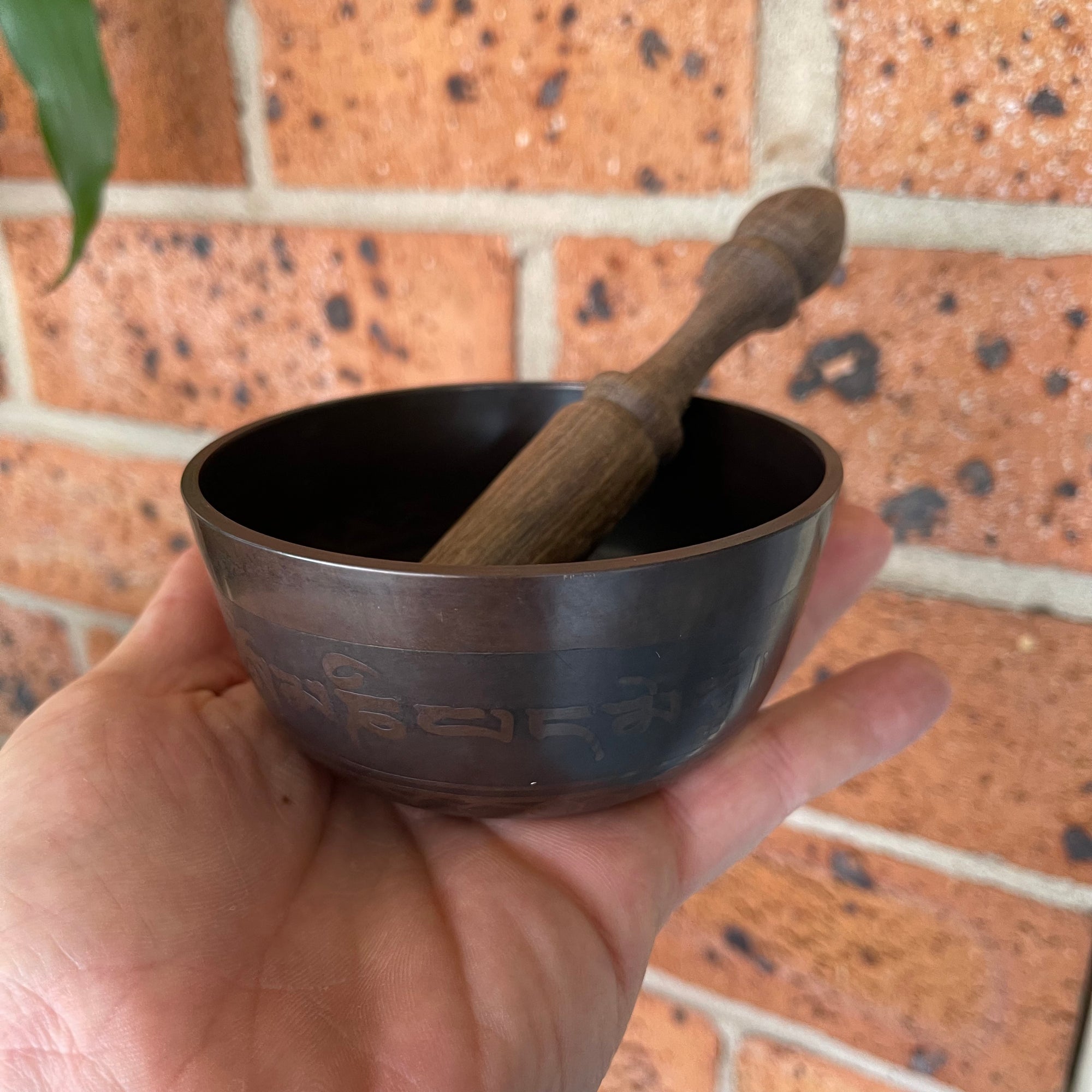 10cm Tibetan Handmade Bronze Singing / Healing Bowl with Striker - The Spirit of Life