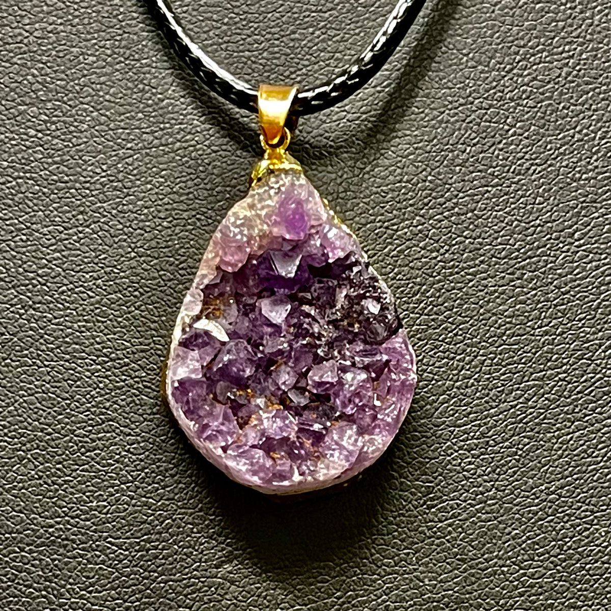 Amethyst Cluster Pendant