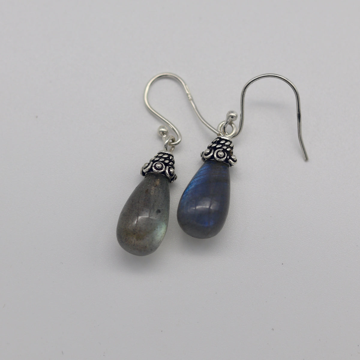 Bespoke Labradorite Sterling Silver Earrings - The Spirit of Life