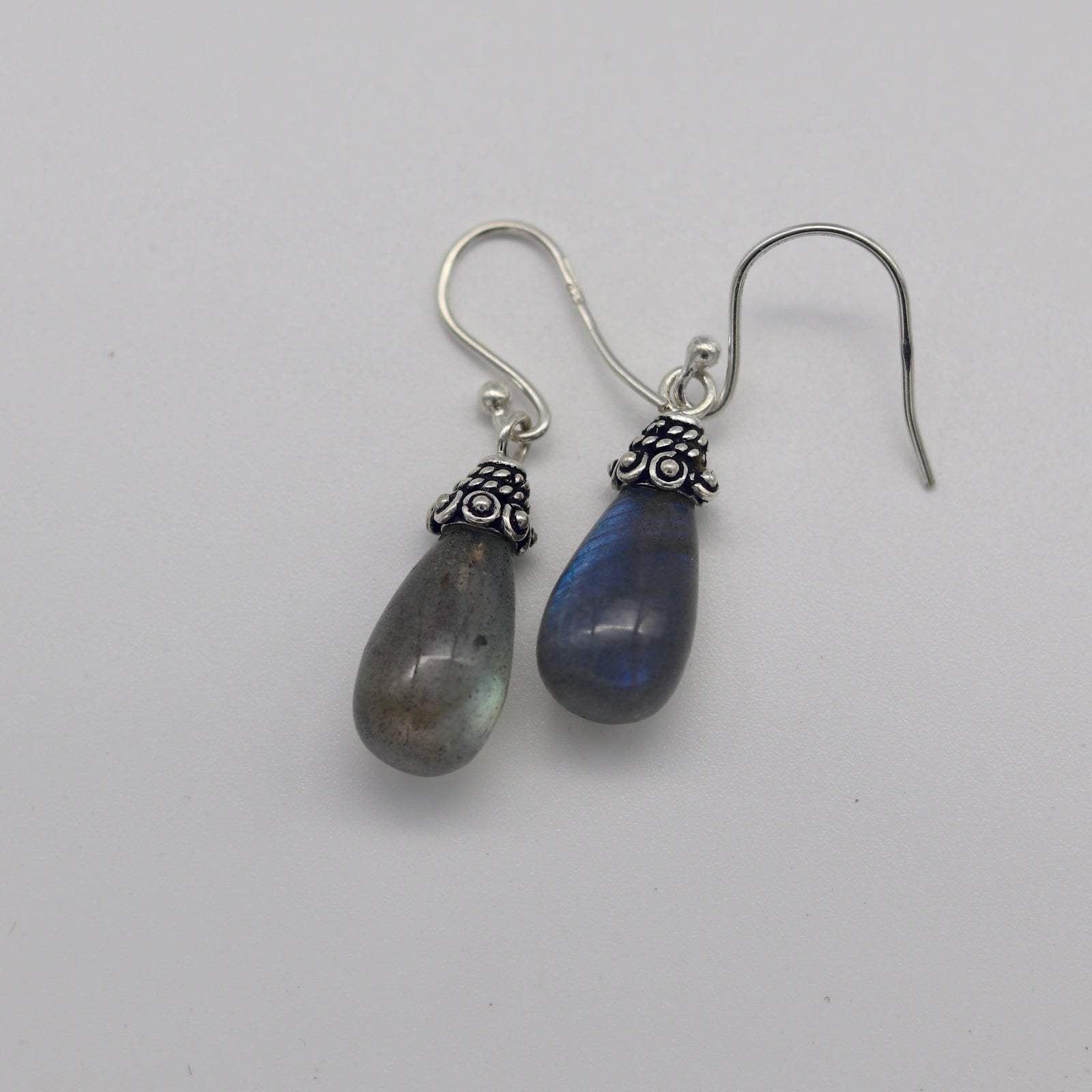 Bespoke Labradorite Sterling Silver Earrings - The Spirit of Life