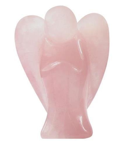 Rose Quartz Crystal Guardian Angel - The Spirit of Life