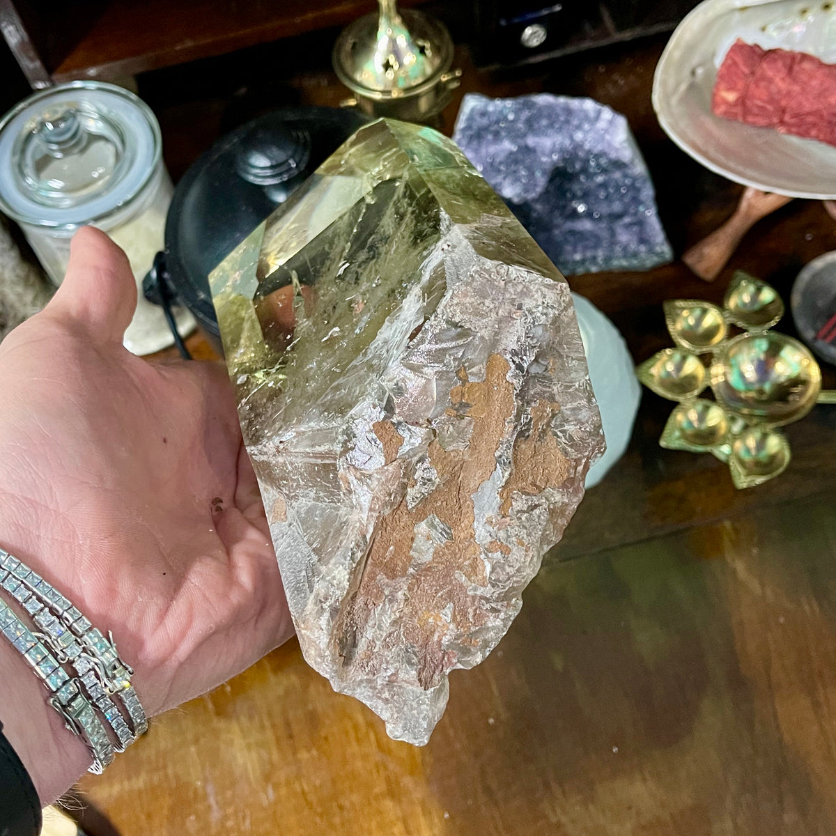 Stunning Smoky Citrine Point 1661g - The Spirit of Life